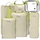 SUITEDNOMAD Ultralight Compression Packing Cubes Set Suitcase and Backpack Travel Organizer Bags