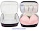 Freegrace Travel Organizer Underwear Bag Large Double Layer Packing Storage Bag Fits Large Bra Socks Underpants Cosmetic Toiletry Kit Purple