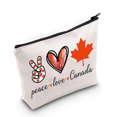 TSOTMO Canada Bag Canada Canadian Gift Canada Pride Gift Canada Trip Accessories Bag Canada Travel Bag For Tourist PEACE Canada