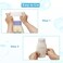 Volnamal Silicone Elastic Sleeves Leak Proof Reusable Accessory for Most Travel Container in Luggage White 4 Pack