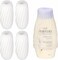 Volnamal Silicone Elastic Sleeves Leak Proof Reusable Accessory for Most Travel Container in Luggage White 4 Pack
