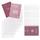 JLEivvi 12 PCS Transparent Passport Protective Covers Professional PVC Passport Protector Standard Size Card ID Cover for Travel