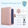 ACdream Unisex Faux Leather Passport and Vaccine Card Holder Glitter Rose RFID Blocking 20 x 35 x 25 in
