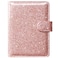 ACdream Unisex Faux Leather Passport and Vaccine Card Holder Glitter Rose RFID Blocking 20 x 35 x 25 in