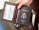 AGBIADD Genuine Leather Passport and Vaccine Card Holder Combo RFID Blocking Coffee Unisex