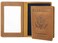 AGBIADD Genuine Leather Passport Holder with RFID Blocking Slim Design Brown Color Unisex