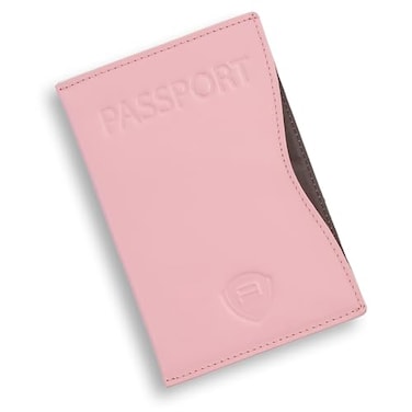 Alban RFID Passport Holder Women Men RFID Blocking Travel Passport Wallet Case Genuine Leather Passport Cover porta pasaporte