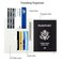 bassyil Dragon Passport Holder for Women and Men PU Leather Passport Cover for Travel