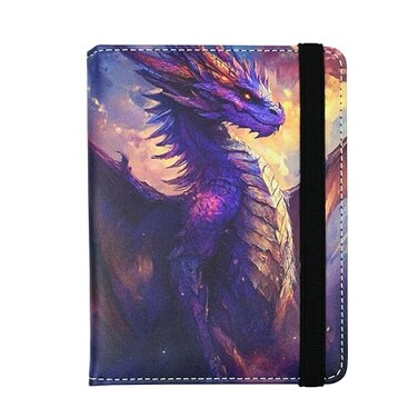 bassyil Dragon Passport Holder for Women and Men PU Leather Passport Cover for Travel