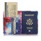 EpicGadget(TM) EpicGadget Passport Holder Cover Case Travelling Passport Cards Carrier Wallet Case Twilight Galaxy