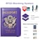 FACATH Premium Passport Holder for Travel RFID Blocking Passport Cover Slim Durable TravelFriendly Passport Wallet Keep Your Documents Safe Organized Purple