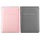 Frienda 2 Pieces Bridal Passport Covers Holder Travel Wallet Passport Case Gray and Pink Classic