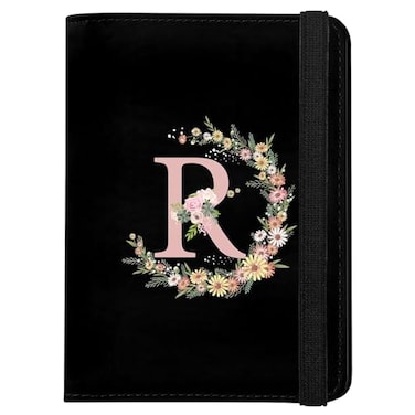 GABraden Cute Passport Holder and Holder Combo Passport Cover with RFID Blocking Women Men Compatible Wallet Credit Card Protector BlackR