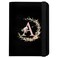 GABraden Cute Passport Holder and Holder Combo Passport Cover with RFID Blocking Women Men Compatible Wallet Credit Card ProtectorInitial MonogramA