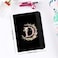 GABraden Cute Passport Holder and Holder Combo Passport Cover with RFID Blocking Women Men Compatible Wallet Credit Card ProtectorInitial MonogramD