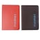 Honbay 2PCS Artificial Leather Passport Holder Cover Passport Case for Men and Women
