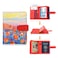 Melsbrinna RFID Passport Holder for Travel Unisex Adults Red PU Leather RFID Blocking Passport Cover