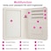 ANNAMISSI Passport and Vaccine Card Holder ComboPassport Holder Wallet Rfid Blocking for Men Women Travel Document Holder Case Cover Eiffel Tower