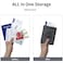 KAOBAN Passport Holder Cover Wallet Case RFID Blocking Leather Card Slot Travel Accessories Documents Organizer Protector for Women Men Black