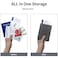 KAOBAN Passport Holder Cover Wallet Case RFID Blocking Leather Card Slot Travel Accessories Documents Organizer Protector for Women Men Dark Gray