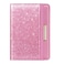 Coco Rossi Passport Holder CoverTraveling Passport Case Cute Passport Wallet for WomenPeach Glitter
