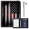 DEGDFSGR Passport Wallets and Vaccine Card Holder ComboRFID Blocking Leather Passport Holder Cover Case with CDC Vaccination Card SlotTravel Documents Organizer ProtectorMetal Pen American Flag