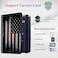 DEGDFSGR Passport Wallets and Vaccine Card Holder ComboRFID Blocking Leather Passport Holder Cover Case with CDC Vaccination Card SlotTravel Documents Organizer ProtectorMetal Pen American Flag