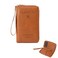 DZHPSRSZ RFID Passport Wallet for Travel Men Women AntiTheft Leather RFID Passport Holder with MultiCard Slots Brown