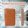 DZHPSRSZ RFID Passport Wallet for Travel Men Women AntiTheft Leather RFID Passport Holder with MultiCard Slots Brown