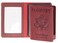 AGBIADD RFIDBlocking Genuine Leather Passport Holder Travel Document Organizer Wallet for Men Women Durable Slim Travel Accessories with Card Slots Wine Red