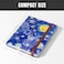 Rimilak Passport Holder RFID Blocking Passport Cover Wallet Travel Essentials Leather Travel Air Ticket Documents Organizer Protector for Women and Men Starry Sky