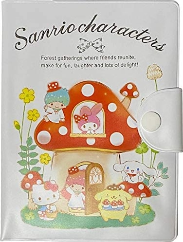 SANRIO Sanrio Characters Vinyl Travel Passport Examination Case Holder Mushroom