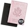 VIDIVICI 2 Pack Passport Vaccine Card Holder PinkBlack RFID Blocking Travel Must Have