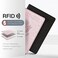 VIDIVICI 2 Pack Passport Vaccine Card Holder PinkBlack RFID Blocking Travel Must Have