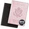 VIDIVICI 2 Pack Passport Vaccine Card Holder PinkBlack RFID Blocking Travel Must Have