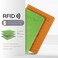 VIDIVICI 2Pack Passport Wallet Travel Gifts Travel Accessories YellowGreen