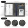 VIDIVICI 2 Pack Unisex Adult Faux Leather Passport HolderHoneymoon GiftsTravel EssentialsRfid BlockingWhiteGray