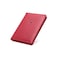 BAKUN Travel Wallet Family Leather Passport Holder Cover RFID Blocking Travel Wallet Leather Card Case Travel Document Organizer CaseRed