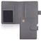Deziliao Passport Wallet Gray Unisex Faux Leather Waterproof Slim Lightweight RFID Blocking 2in1 Design with Document Slots Credit Card Slots SIM Card Slots