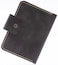 Toros Craft Handmade Passport Leather Case Wallet Credit Card Holder Dark Grey