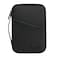 Higoney Waterproof Passport Holder RFID Blocking Wallet Portable Travel Document Organizer for Men Women Travel Essentials Black