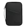 Higoney Waterproof Passport Holder RFID Blocking Wallet Portable Travel Document Organizer for Men Women Travel Essentials Black