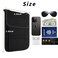 Maiiu Travel Neck Wallet with RFID Blocking Passport Holder Organizer Neck Pouch Portable Easy to Conceal Travel Pouch Black