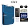 Maiiu Travel Neck Wallet with RFID Blocking Passport Holder Organizer Neck Pouch Portable Easy to Conceal Travel Pouch Light Blue
