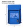 Maiiu Travel Neck Wallet with RFID Blocking Passport Holder Organizer Neck Pouch Portable Easy to Conceal Travel Pouch PVC Blue