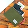 RE ROUGH Rough Enough Passport Wallet for Men Women Compact Travel Pouch for Documents ID Essentials with Key Ring Heavy Duty Canvas