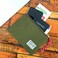 RE ROUGH Rough Enough Passport Wallet for Men Women Compact Travel Pouch for Documents ID Essentials with Key Ring Heavy Duty Canvas