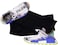 Sheer Guard 3 PAIRS Deluxe Shoe Storage Bag Elastic Closing Durable Bag for Shoes 10 Colors MADE IN USA