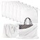 Belinlen 6 Pack 196x157in Purse Dust Bags for Storage Dust Bags for Handbags Silk Cloth Bag With Drawstring for Storage Handbag Purse Shoes BootsWhite