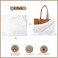 Belinlen 6 Pack 196x157in Purse Dust Bags for Storage Dust Bags for Handbags Silk Cloth Bag With Drawstring for Storage Handbag Purse Shoes BootsWhite